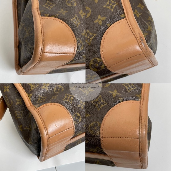 Louis Vuitton Bag Tote Monogram Carry On Diaper Bag French Co Vintage 70s Rare - Picture 11 of 14